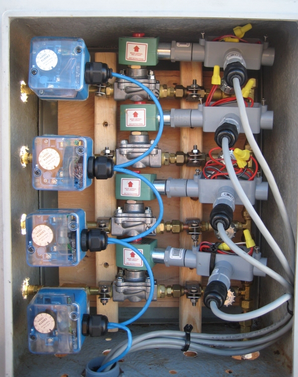 Fuel solenoid panel. Fuel solenoid panel.