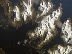 NASA photo of Sedanka-Island. NASA photo of Sedanka-Island.
